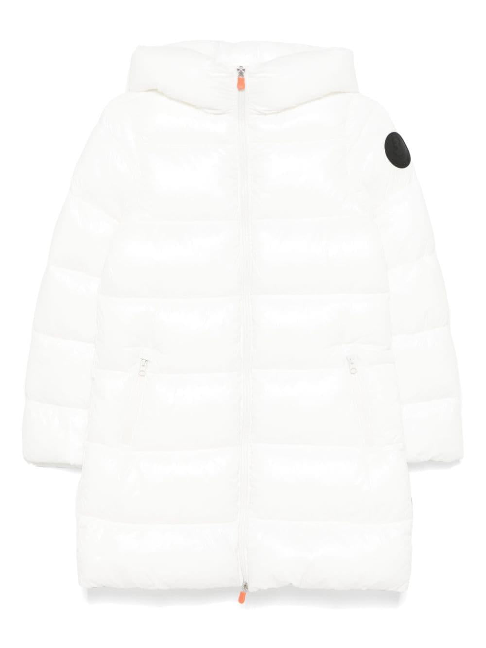 Giubbotto bianco per bambina di Save the Duck Kids