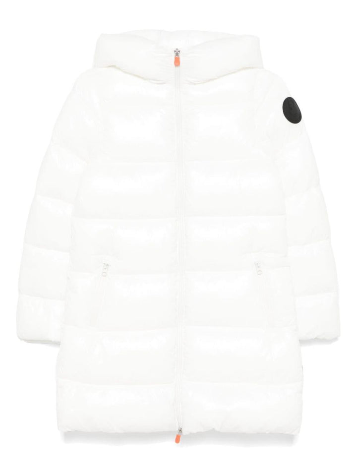 Giubbotto bianco per bambina di Save the Duck Kids