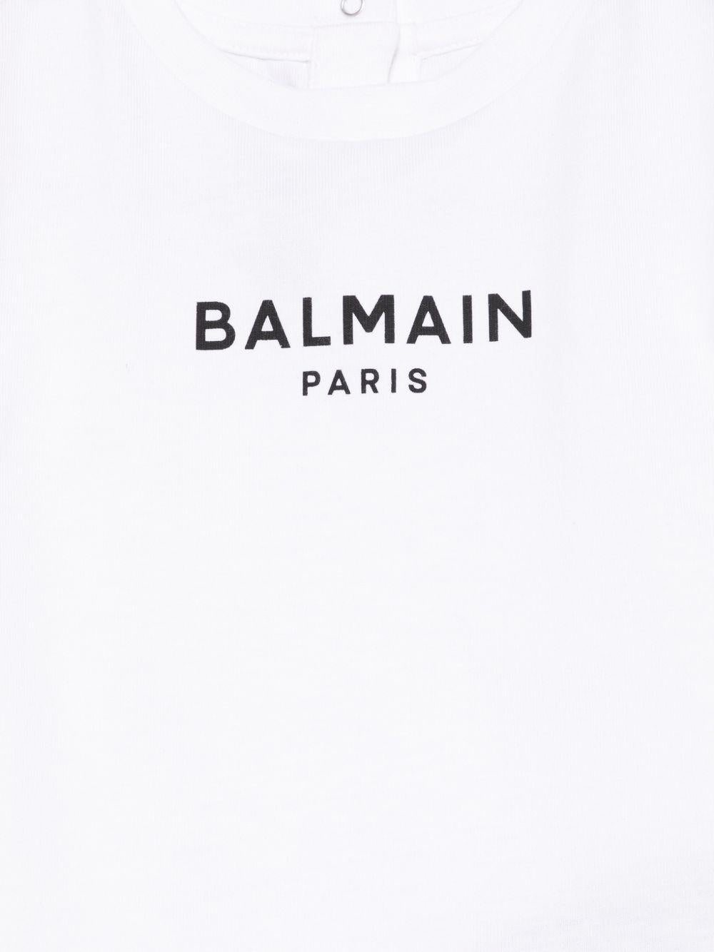 T-shirt bianca per bambino BY8631Z3672 100NE Balmain Kids 