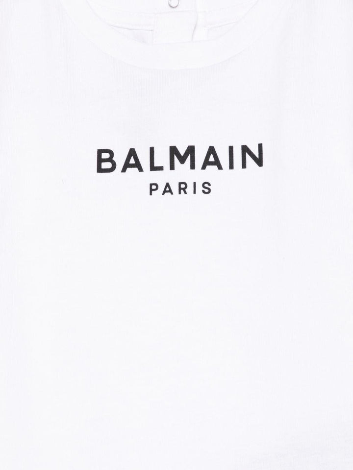 T-shirt bianca per bambino BY8631Z3672 100NE Balmain Kids 
