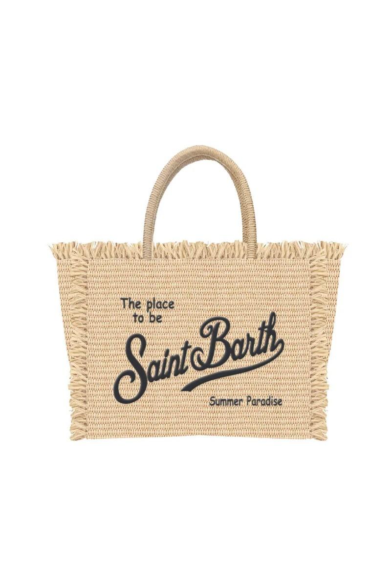 Borsa beige/nera per bambina VAMI009 00421L MC2 Saint Barth Kids 
