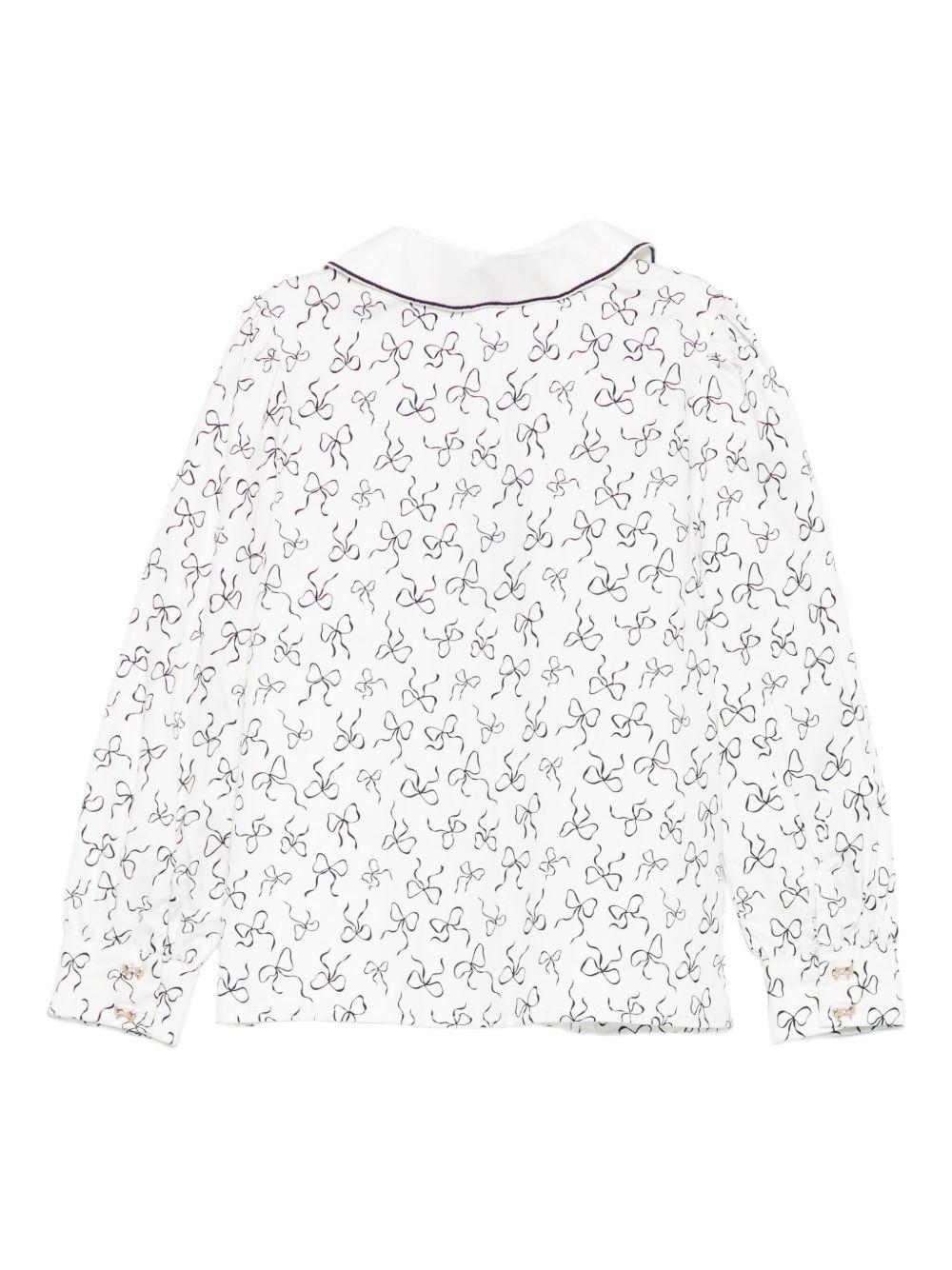 Camicia bianca per bambina 5613 003 Abel & Lula 