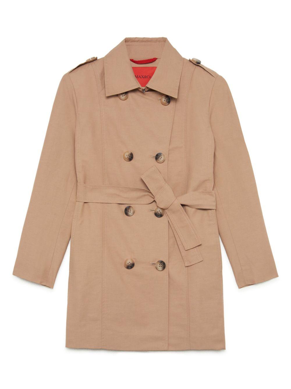 Trench beige per bambina di Max&co Kids