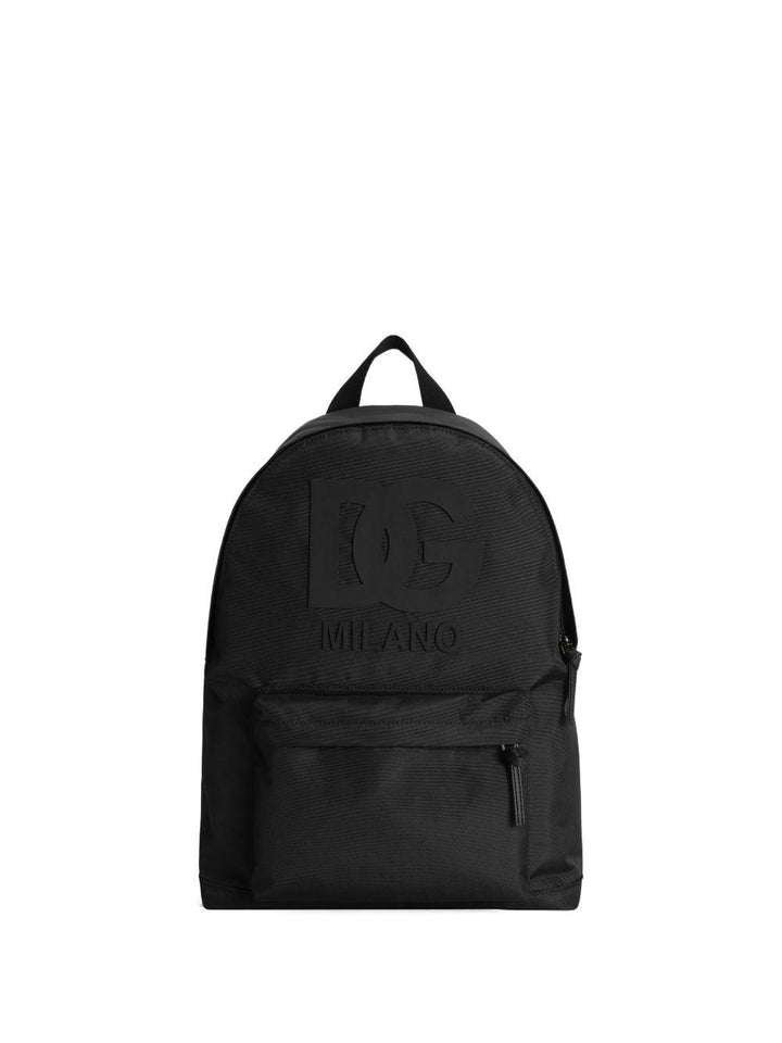 Zaino nero per bambino EM0074AM224 80999 Dolce & Gabbana Kids 
