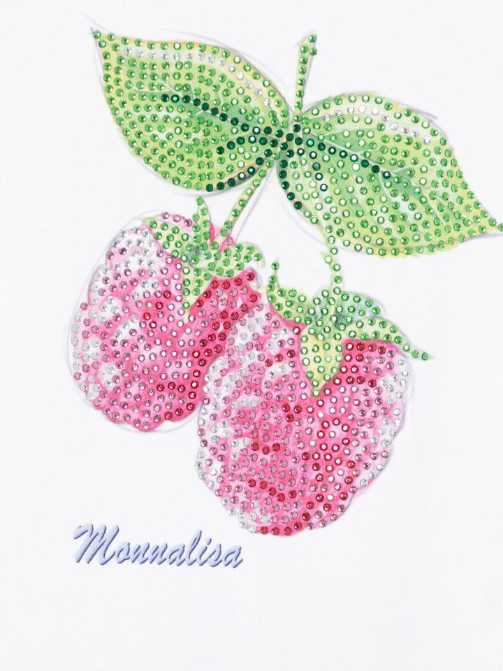 T-shirt bianca per bambina