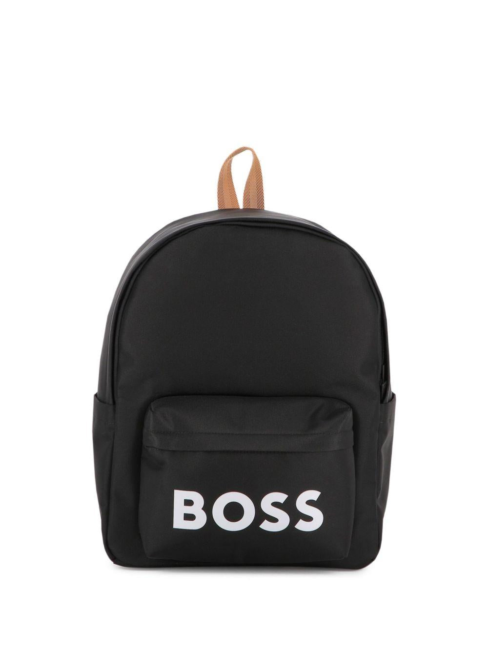 Zaino nero per bambino J52652 09B Boss Kids 