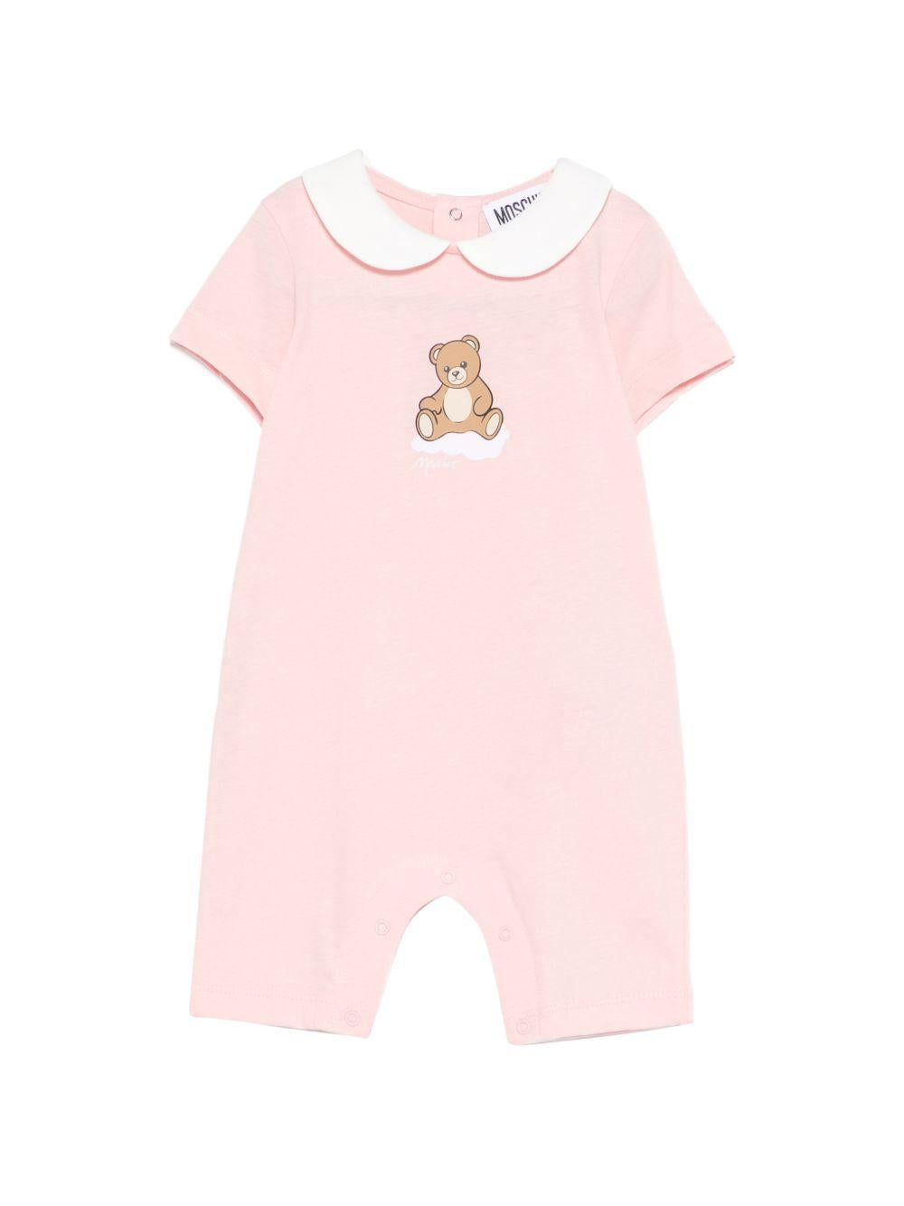 Tutina rosa chiaro per neonata MUT04NLAA03 50209 Moschino Kids 
