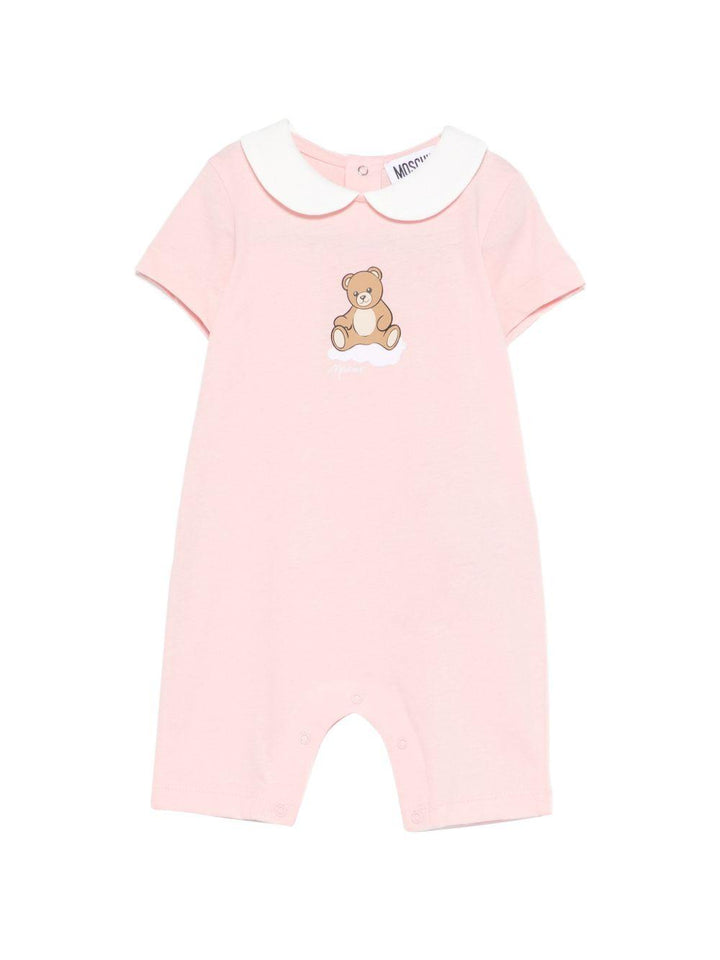 Tutina rosa chiaro per neonata MUT04NLAA03 50209 Moschino Kids 