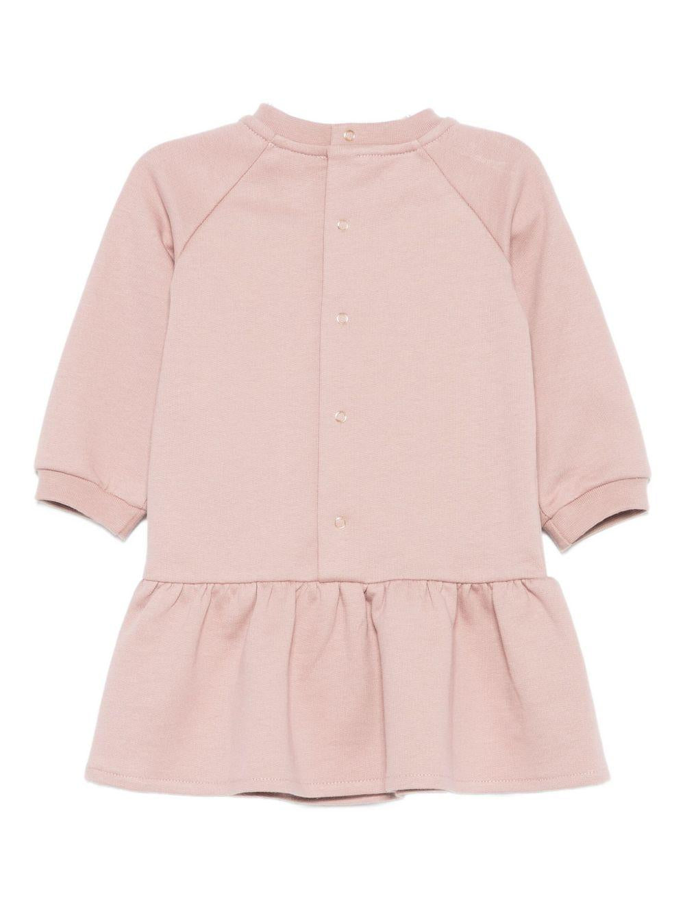 Abito rosa per neonata ENAB0650FF002 C041 Elisabetta Franchi Kids 