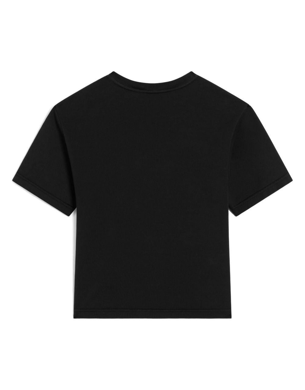T-shirt nero per bambino L4JTHVG7Q0T N0000 Dolce & Gabbana Kids 