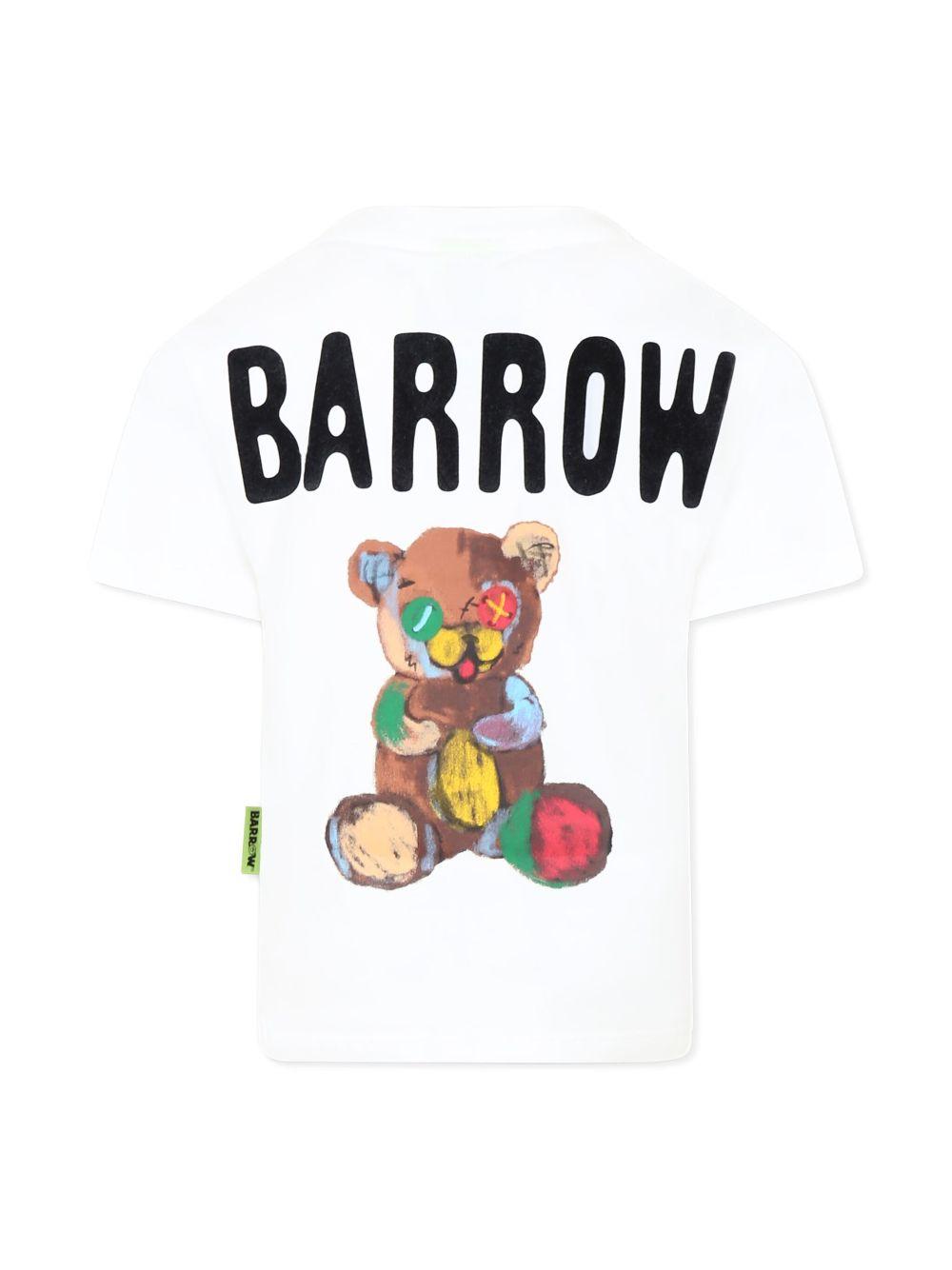 T-shirt bianca per bambino con stampa