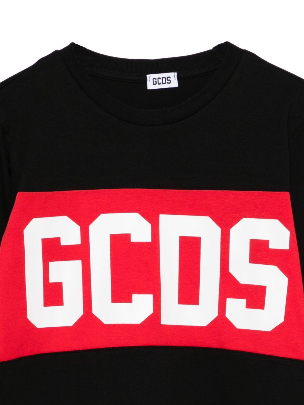 T-shirt nero per bambino B2JU2214JF1 99 Gcds Kids 