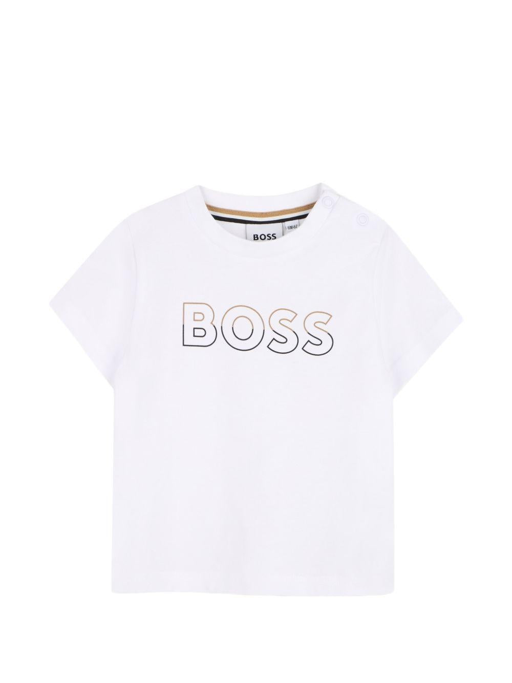 Completo bianco/nero per neonato J52846 09B Boss Kids 