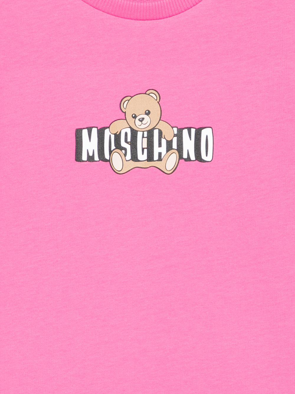 Abito rosa per bambina HDV0HLLCA19 50533 Moschino Kids 