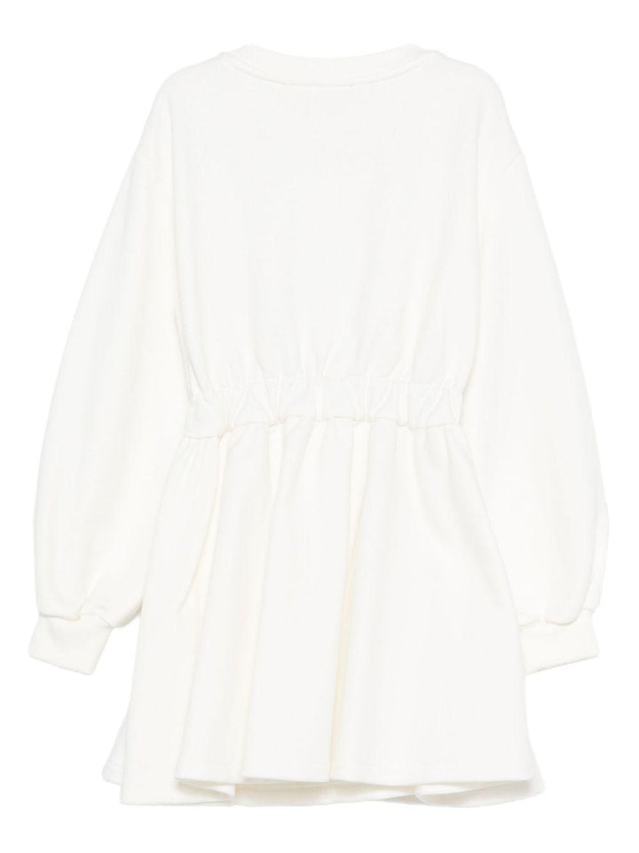 Abito bianco per bambina EGAB2210FF002K 0004 Elisabetta Franchi Kids 