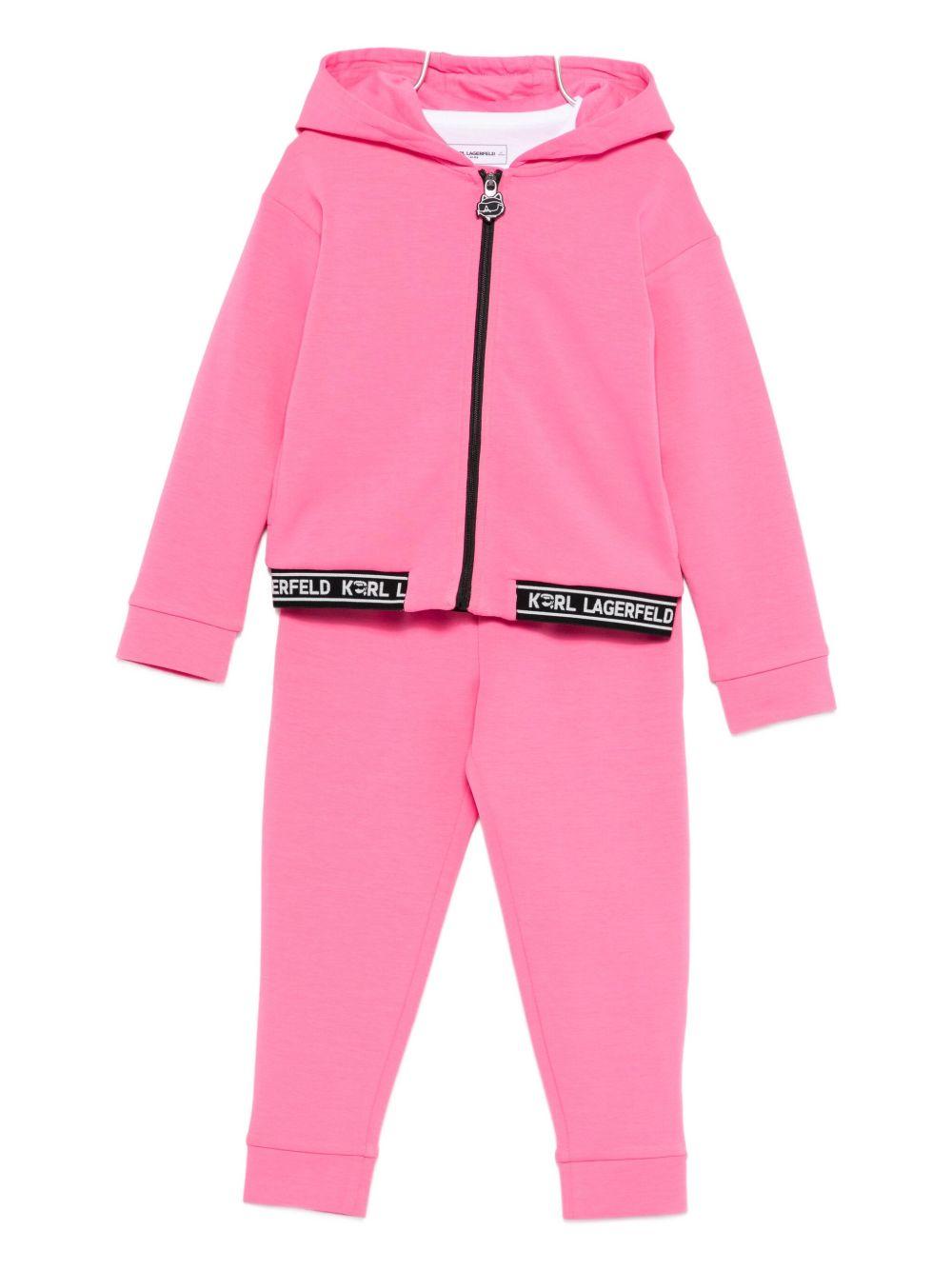 Completo rosa per bambina Z30649K 48V Karl Lagerfeld Kids 