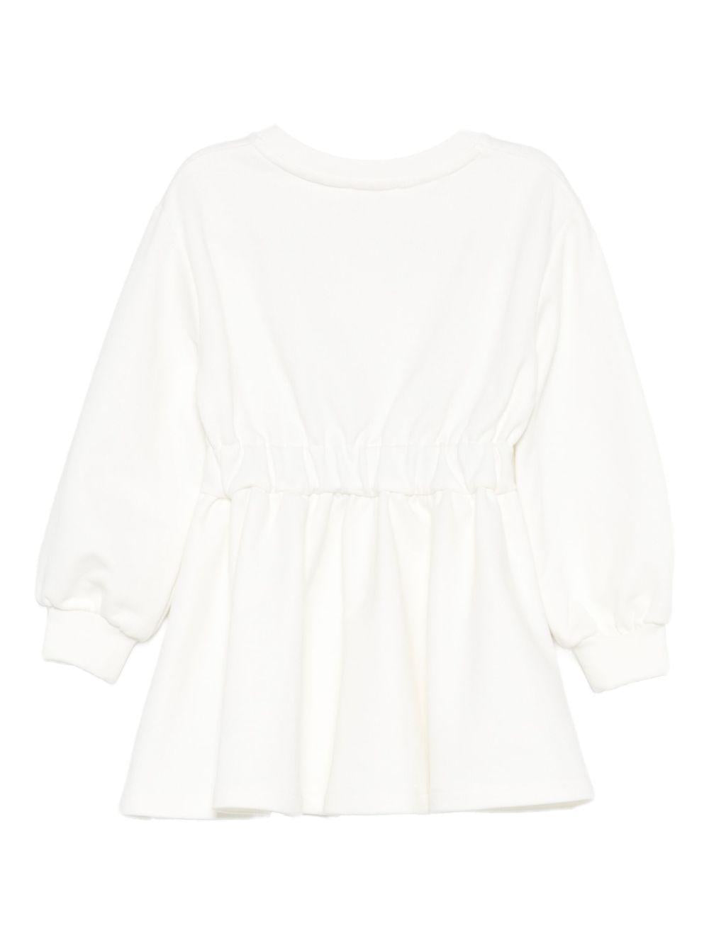 Abito avorio per neonata EGAB2210FF002 0004 Elisabetta Franchi Kids 