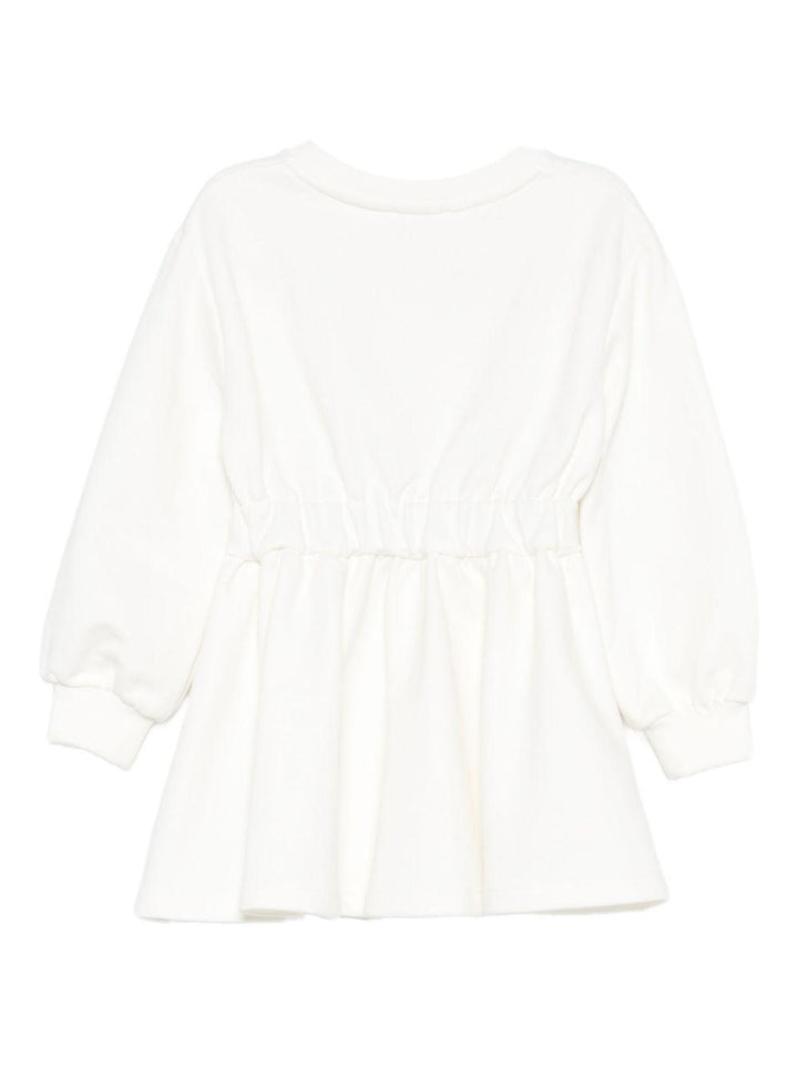 Abito avorio per neonata EGAB2210FF002 0004 Elisabetta Franchi Kids 