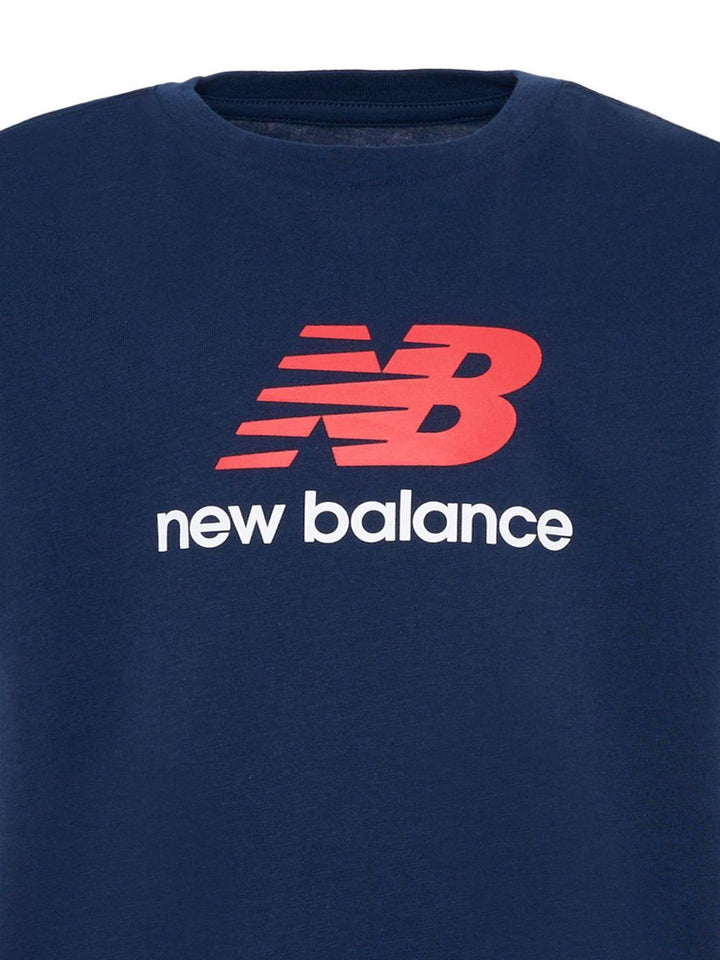 T-shirt blu per bambino LAKB0253 NNY New Balance Kids 