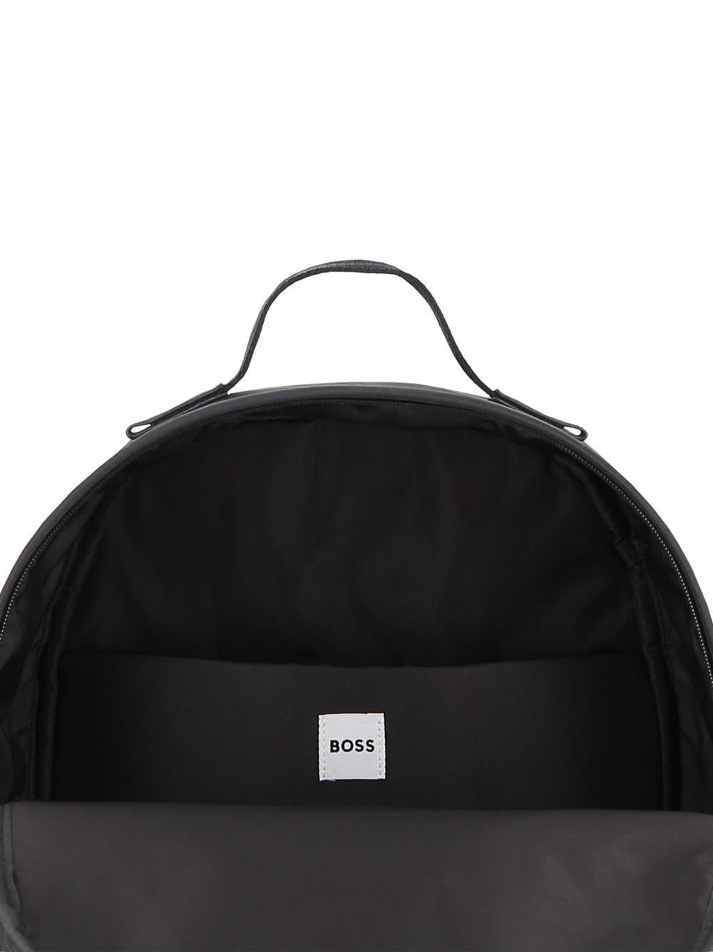 Zaino nero per bambino J53176 09B Boss Kids 