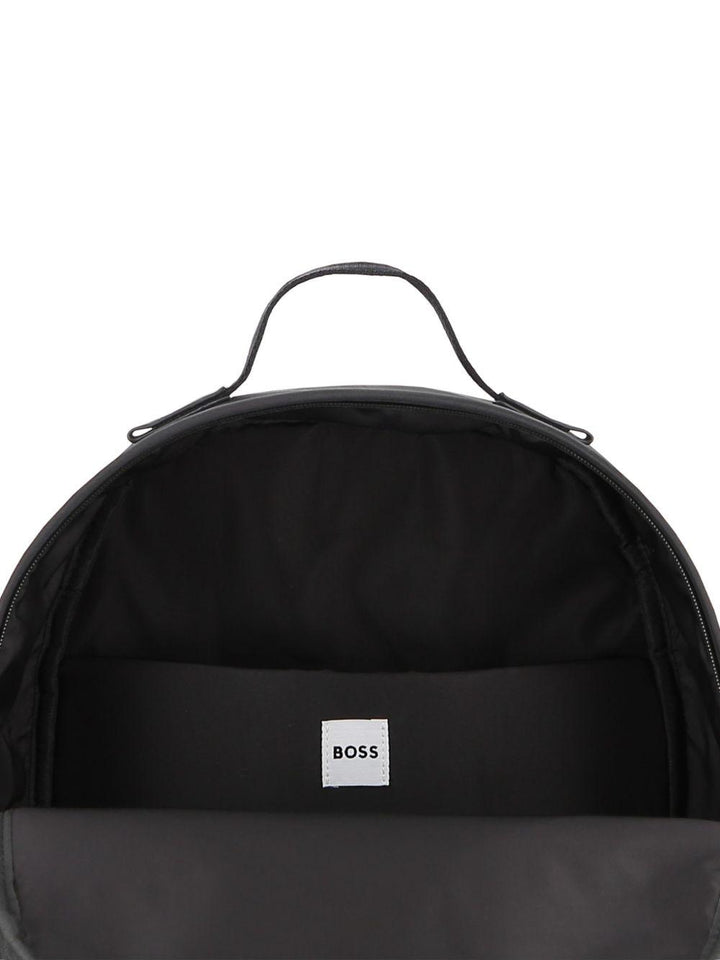 Zaino nero per bambino J53176 09B Boss Kids 