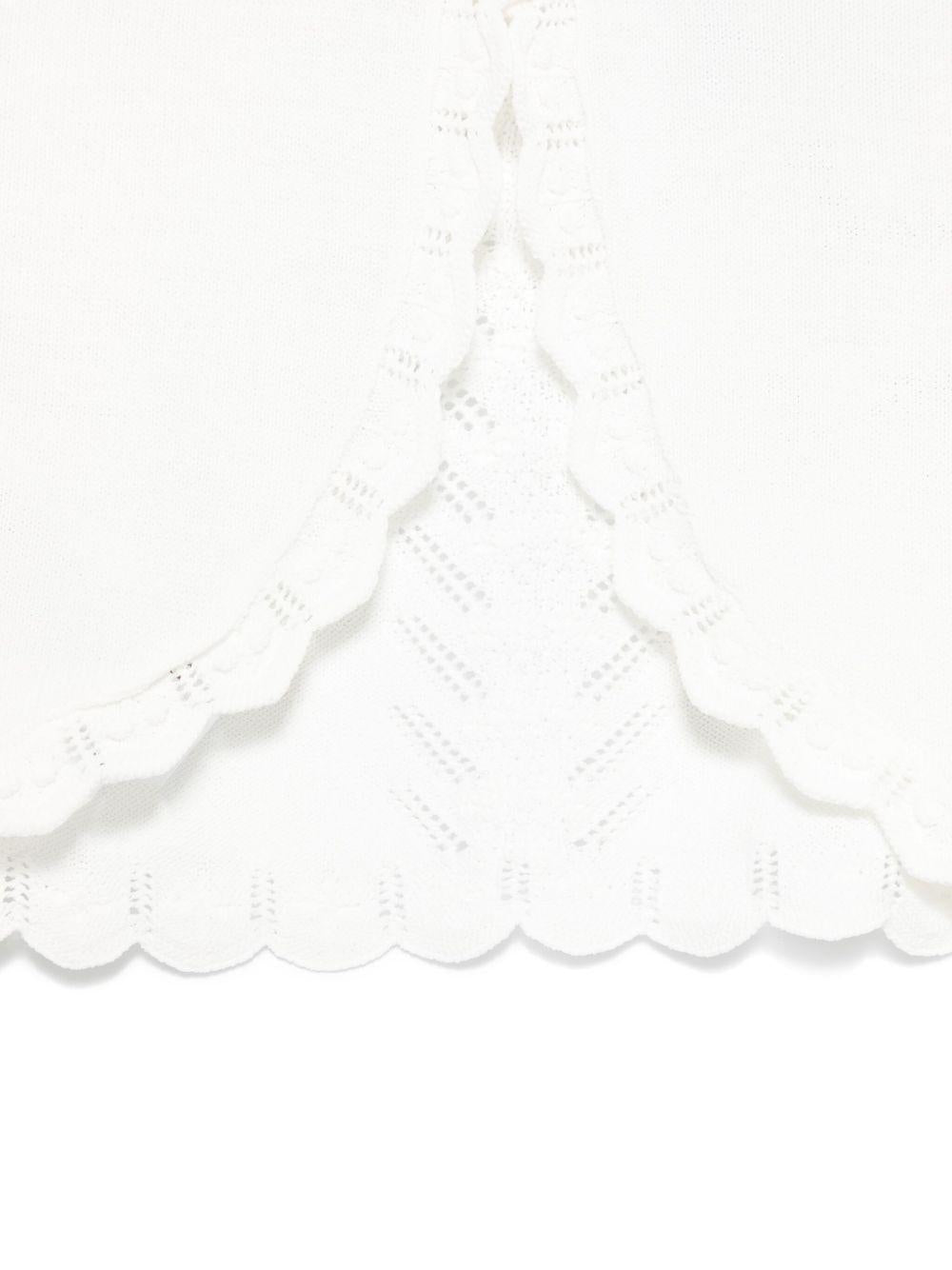 Cardigan bianco per bambina
