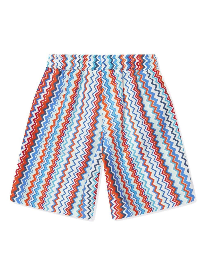 Pantaloncino da bagno multicolore per bambino