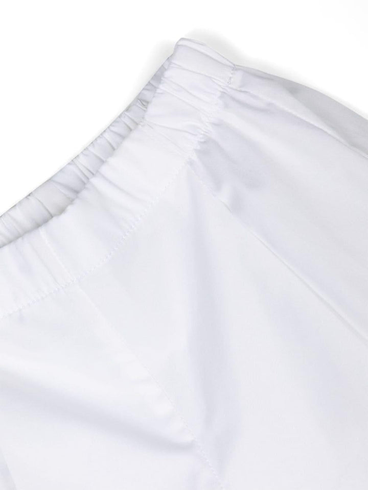 Light blue and white outfit for baby girls