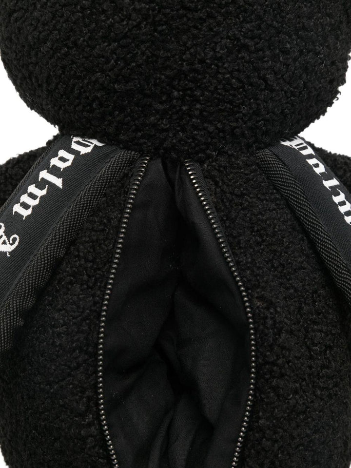 Zaino nero motivo orso per bambino PBNB001C99FAB001 1003 Palm Angels Kids 