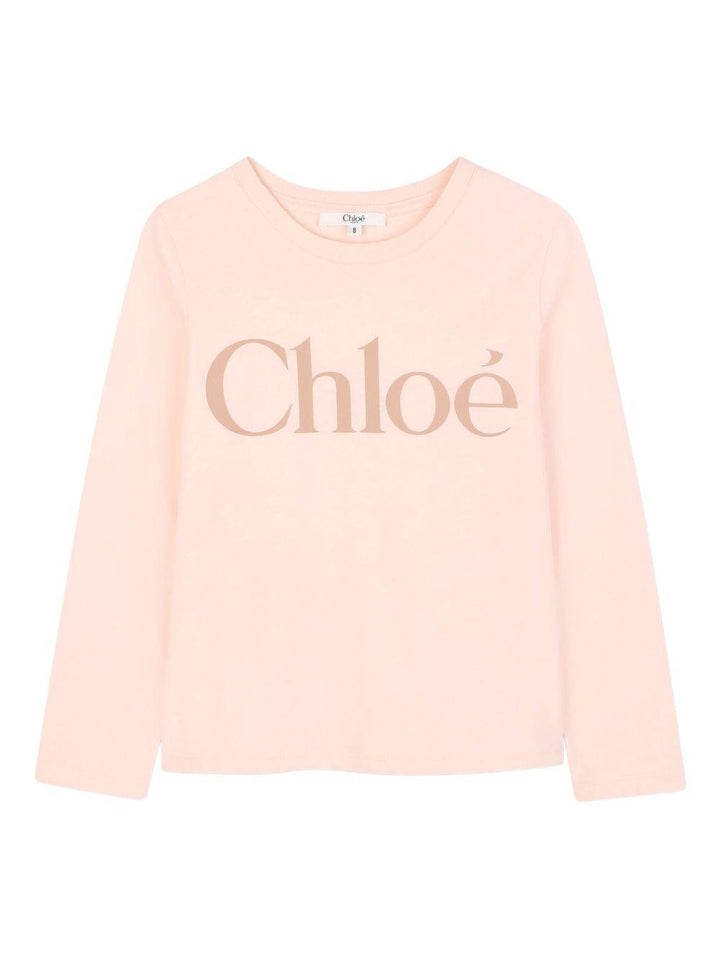 T-shirt rosa per bambina C20650 46J Chloe 