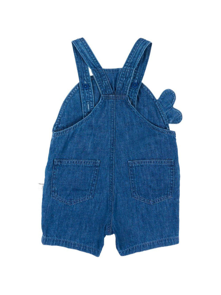 Salopette in jeans blu per neonato TYA522Z0522 606 Stella McCartney Kids 