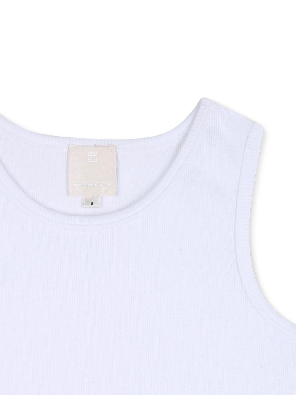 Canotta bianca per bambina H31223 10P Givenchy Kids 