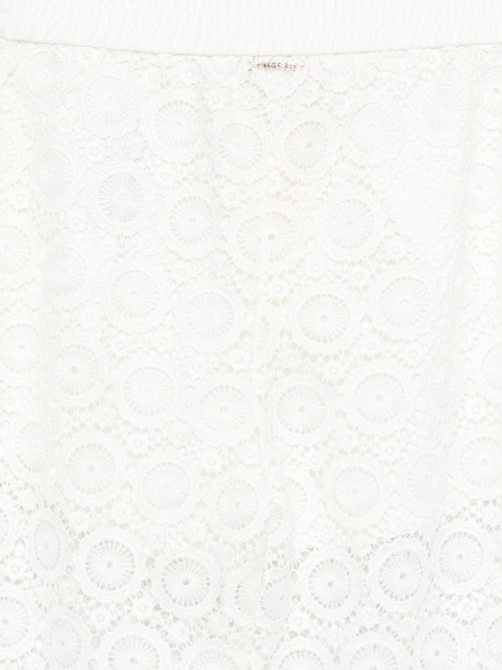 Pantalone bianco per bambina 261GJ2Q21 00526 Twin Set 