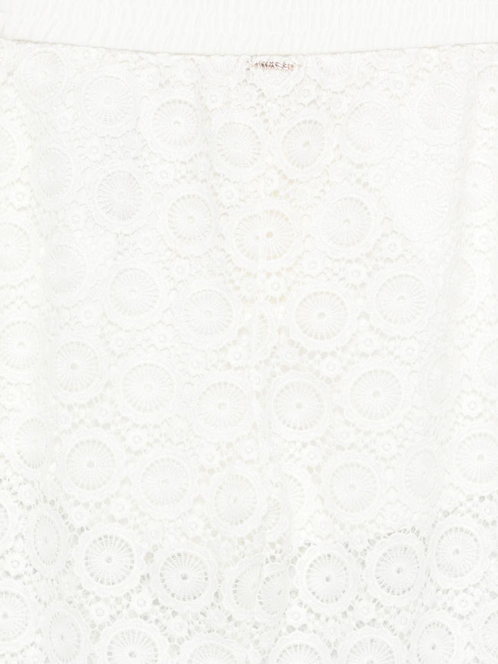 Pantalone bianco per bambina 261GJ2Q21 00526 Twin Set 