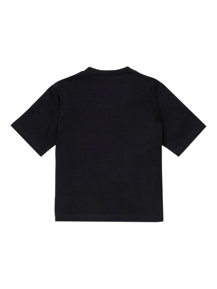T-shirt nera per bambino M01733M00RF 0M90E Marni Kids 