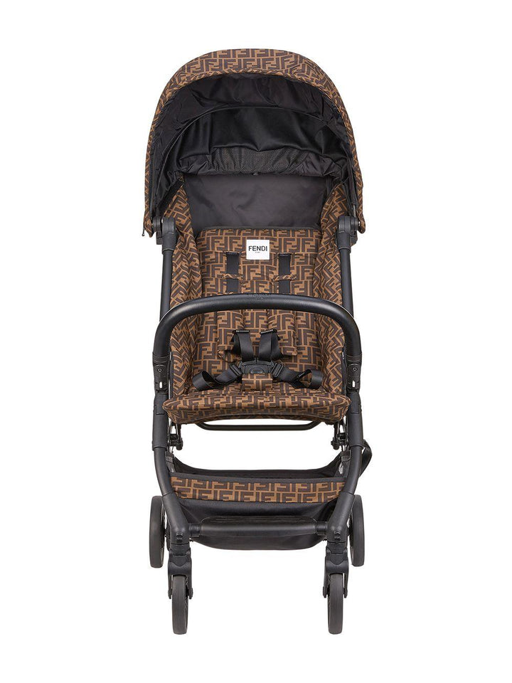 Passeggino marrone/nero BUV020AA5T F15B6 Fendi Kids 
