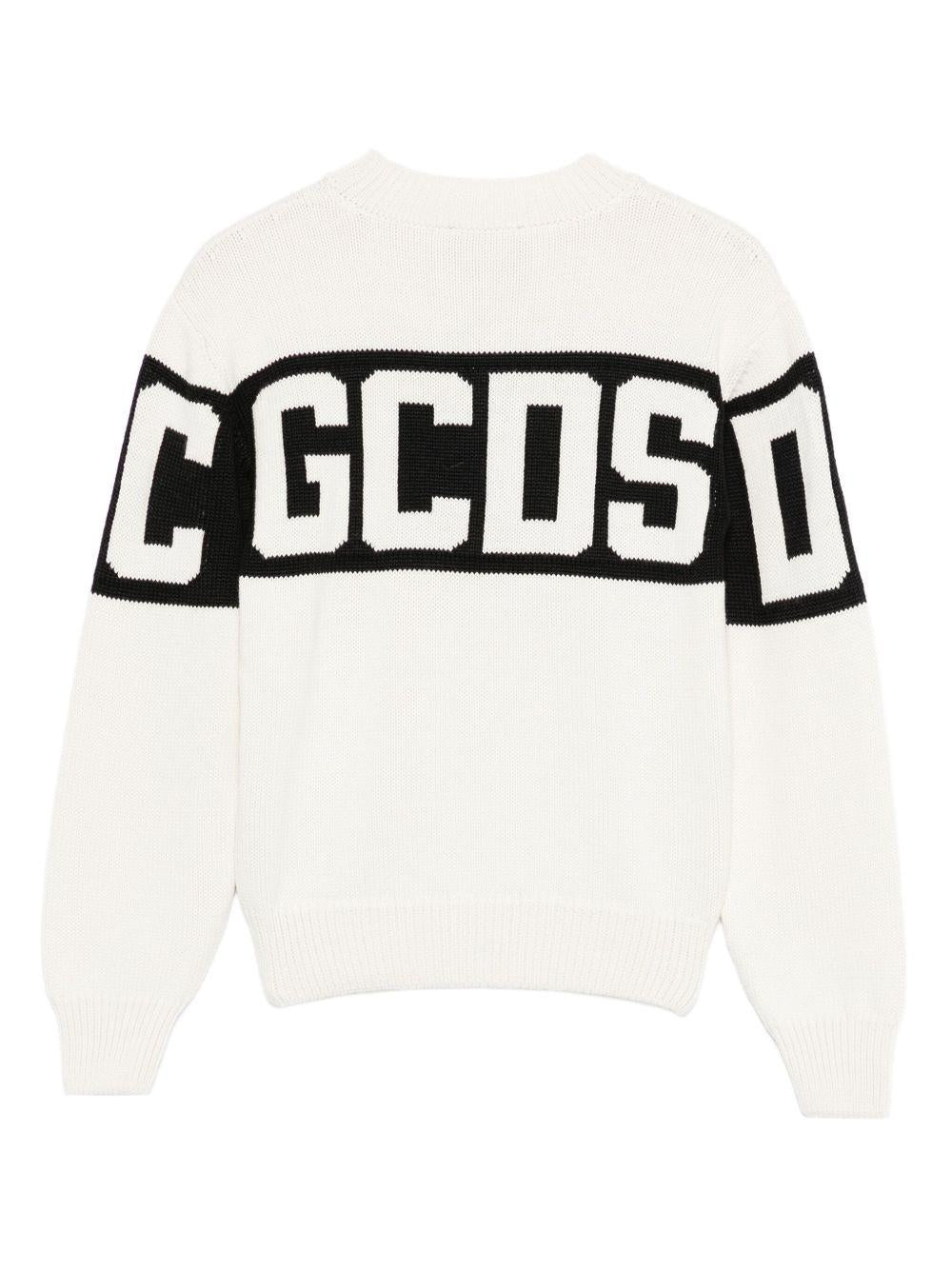 Maglione bianco per bambino B2JU1526BA7 15 Gcds Kids 