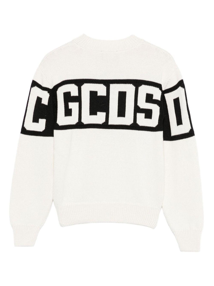 Maglione bianco per bambino B2JU1526BA7 15 Gcds Kids 