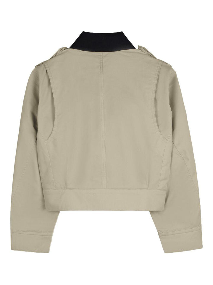 Giacca beige chiaro per bambina H31133 192 Givenchy Kids 