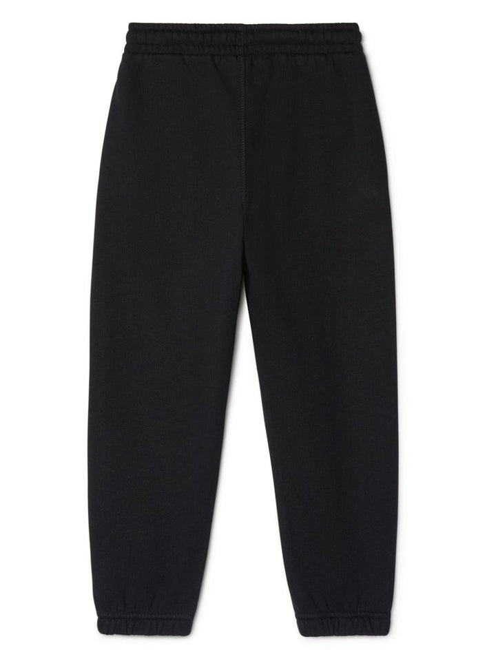 Black cotton trousers for children