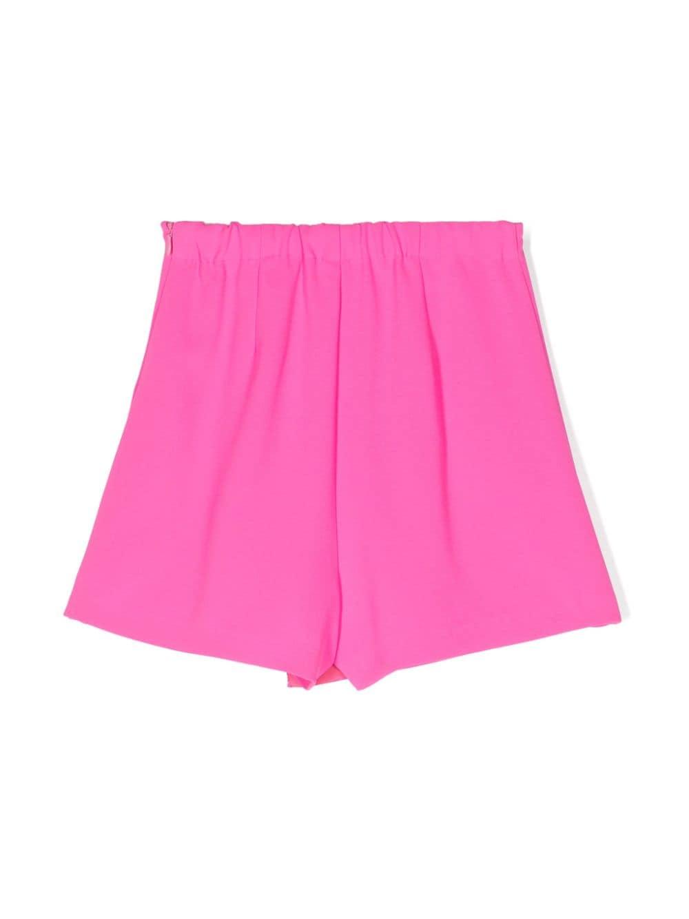 Fuchsia Bermuda shorts for girls