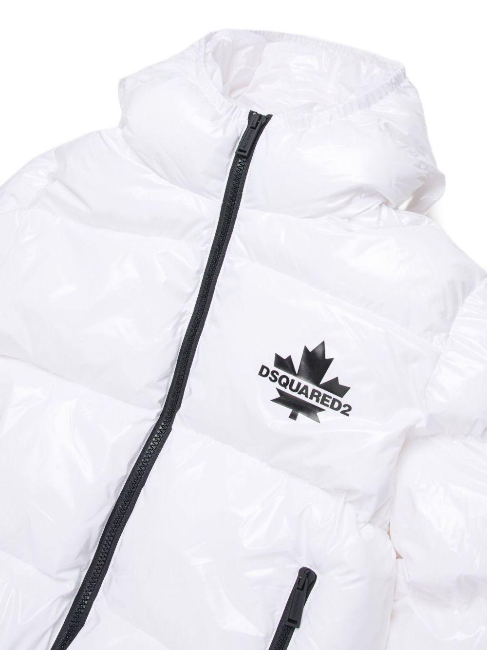 Giubbotto bianco per bambino DQ3042D0ADY DQ100 Dsquared2 Kids 