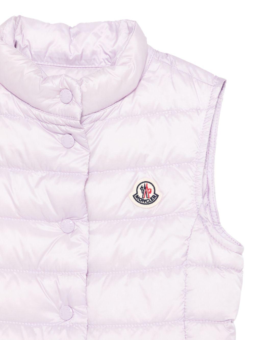Gilet rosa per bambina 9541A00033597YF 509 Moncler Kids 