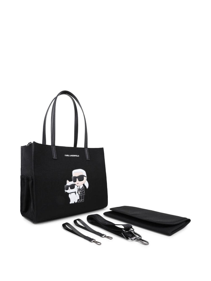 Borsa mamma nera Z31195 09B Karl Lagerfeld Kids 