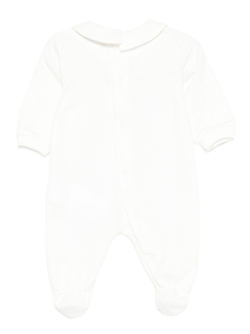 Tutina bianca per neonato MUT04ILCA40 10063 Moschino Kids 
