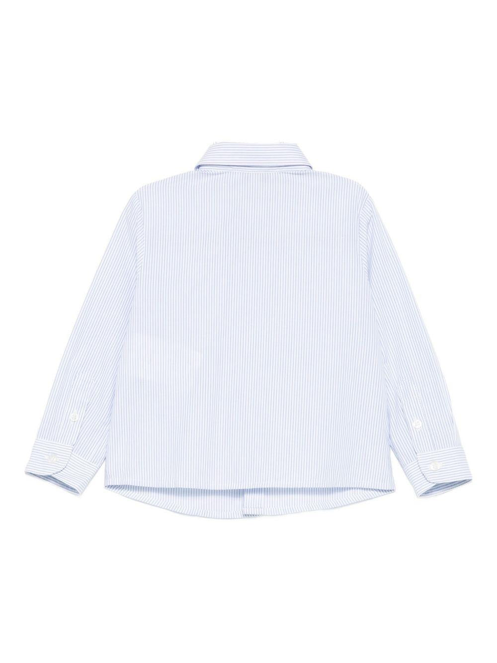 Camicia blu per neonato EB000583AF16580 M0010 Emporio Armani Kids 