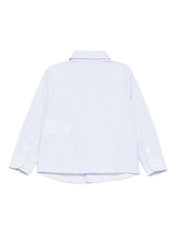 Camicia blu per neonato EB000583AF16580 M0010 Emporio Armani Kids 