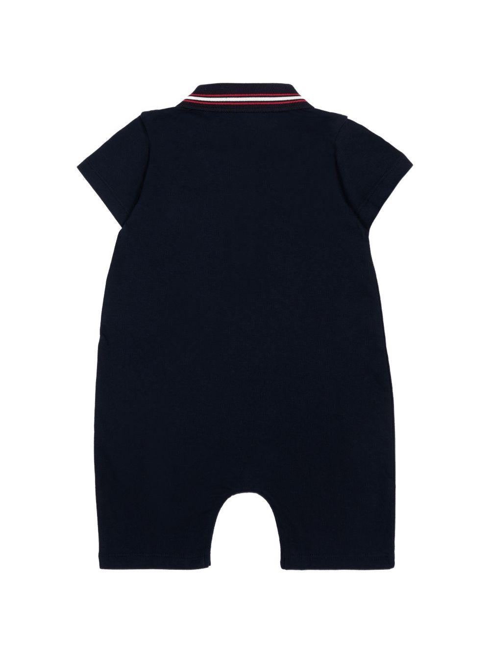 Tutina blu navy per neonato 9518L000068496F 778 Moncler Kids 
