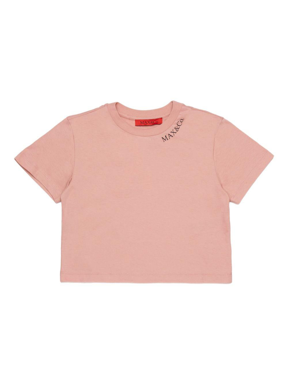 T-shirt rosa per bambina MX0334MX057 MX310 Max&co Kids 