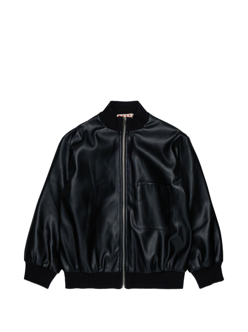 Giacca nera per bambino M01977M00W2 0M900 Marni Kids 